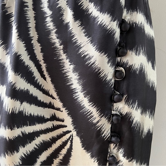 Vintage 50s 60s Silk Dress 2 Piece Rodolph Originals  Zebra Stripe Animal… - Picture 5 of 11